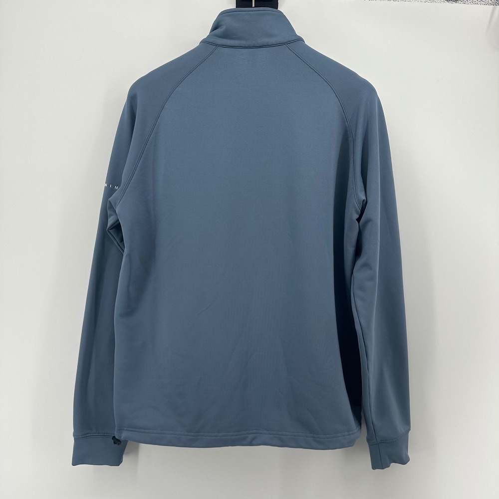 Dunning Golf Quarter Zip Pullover Mens Size Medium Blue Gray Performance Top - Picture 3 of 8